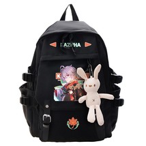 Genshin Impact Anime Cosplay Students School Bag Backpack Klee Cartoon Bookbag L - £37.74 GBP