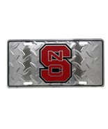 North Carolina Wolfpack NCS Football Diamond 6&quot;x12&quot; Aluminum License Pla... - $8.00 CAD