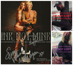 Duff McKagan Susan Holmes McKagan signed 8x10 photo proof COA autographe... - $197.99