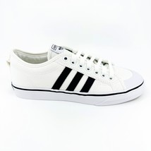 Adidas Originals Nizza White Black Mens Size 9 Skate Shoes CQ2333 - £47.91 GBP