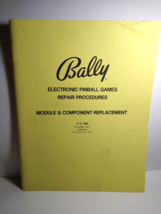 Bally Pinball Machine Electronic Procedures Service Repair Manual 1977 O... - £13.51 GBP