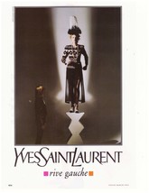 1994 Yves Saint Laurent YSL Rive Gauche Helmut Newton Vintage Fashion Pr... - $5.95