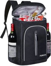 Forich Soft Cooler Backpack Insulated Waterproof Backpack Cooler Bag Lea... - £34.36 GBP