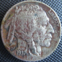1937 Buffalo Nickel - £2.36 GBP