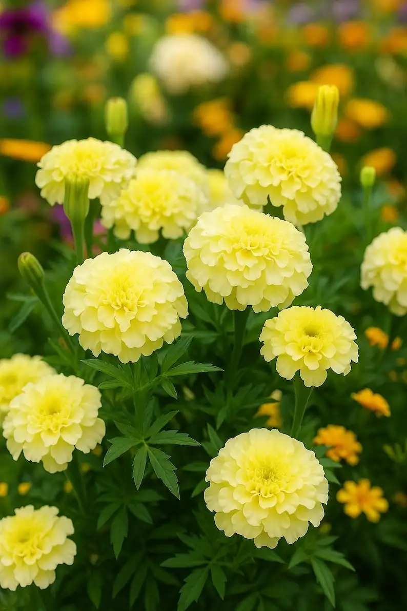 25 Moonlight Marigold Seeds, Easy Annual Flower, Pollinator Friendly - €11,11 EUR