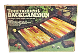 Vintage Milton Bradley 1978 Tournament Backgammon Game 100% Complete - £13.92 GBP