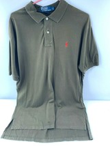 Polo Ralph Lauren Men&#39;s Dark Green Short Sleeve Polo Shirt Large Golf Re... - £11.05 GBP