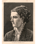 Engraved Print &quot;An English Countess&quot; c1900 - $14.85