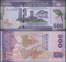 Sri Lanka. Banknote 500 rupees. 2010 (2011). Unc. Paper. Cat# P.126a - £6.76 GBP