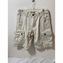 American Eagle Cargo Shorts Mens 30 White Classic Length - £11.76 GBP