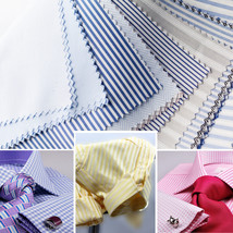 6 x Mens Shirts Custom Made Bespoke Business Formal Casual All Sizes 100+ Fabric - £223.02 GBP