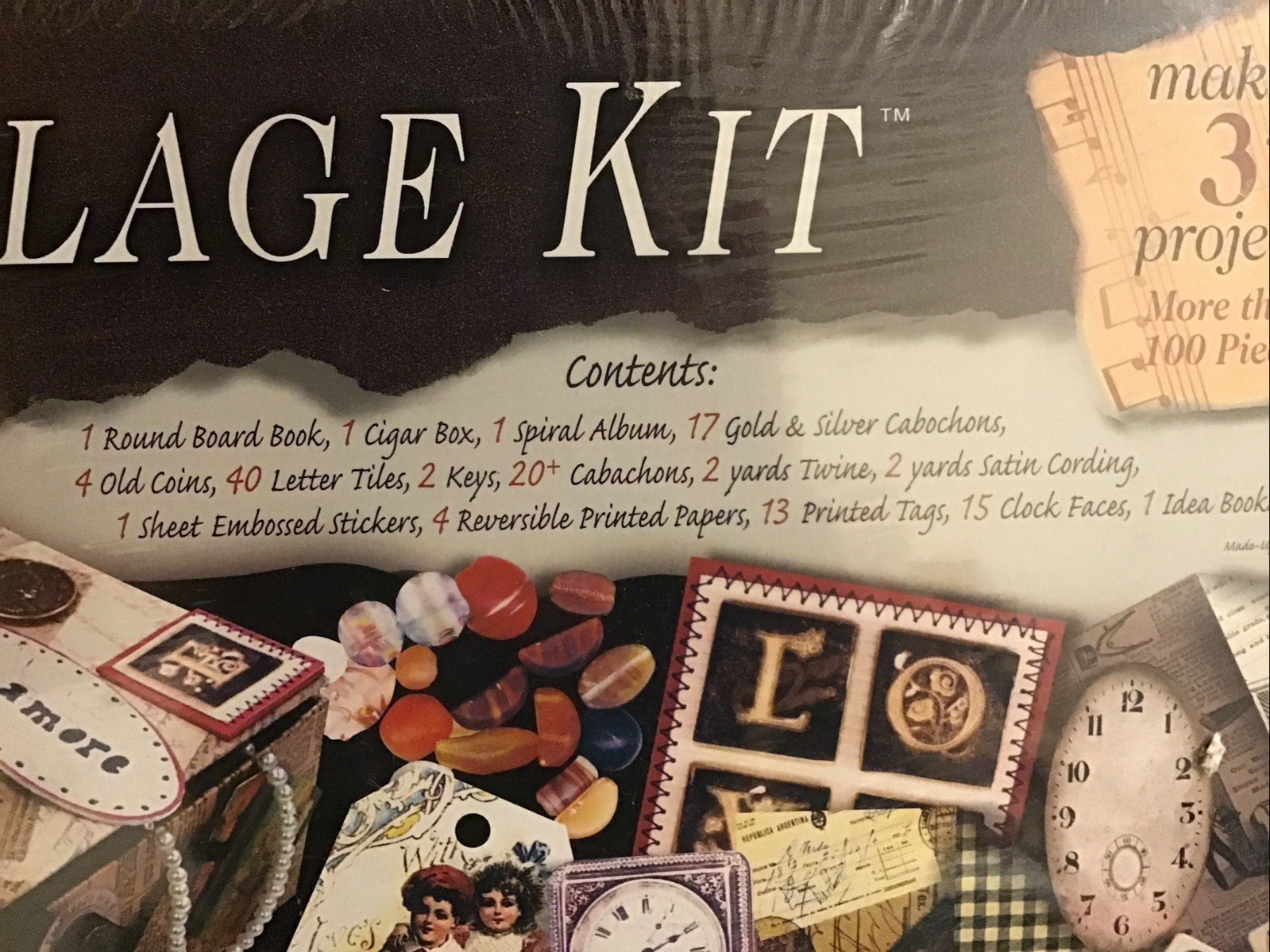 Collage Kit By Creativity Inc Crafts Over 100 Pieces 3+ Projects Set Item image 2