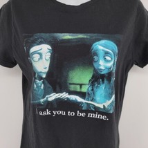 Corpse Bride Ask You To Be Mine Tim Burton Graphic T-shirt XL Youth Warn... - $49.45