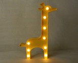 LED Accent Light, Abstract Yellow Giraffe, Shelf or Wall Decor, Warm Fuz... - $5.83