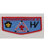 Vintage Susquehannock XI HV OA Order Arrow WWW Boy Scouts Flap Pocket Patch - $9.47