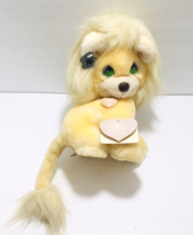 Precious Moments Applause Vintage Plush Leon Lion 1985 w/locket &amp; tag - £22.74 GBP