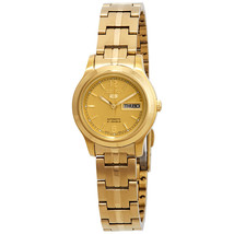 Seiko 5 Women&#39;s Automatic Gold Dial Watch SYME02 - £119.47 GBP