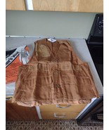 VTG Seaway Tracker Khaki Hunting Vest Size L NEW OLD STOCKING Hunter Tra... - €32,16 EUR