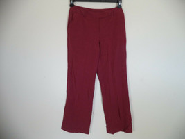 Women&#39;s Red Rena Rowan Flatfront Pant. Size 8. 79% Rayon/ 13% Polyester/... - $17.82