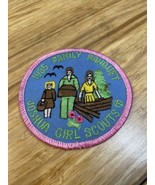 Vintage Girl Scouts Circle T 1985 Family Banquet Joshua Patch KG JD - £7.78 GBP