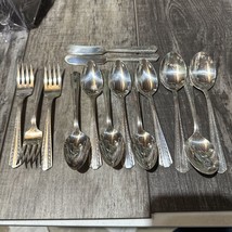 15 Piece Set American Silver Co Camelot Harvest Silverplate - £22.63 GBP