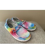 Kids Size 2 Hey Dude Rainbow Tie Dye Unicorn - $15.00
