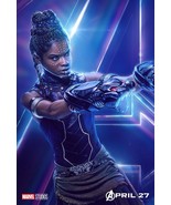 2018 Marvel The Avengers Infinity War Poster 11X17 Black Panther Shuri  - £9.29 GBP