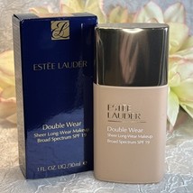 ESTEE LAUDER ~ DOUBLE WEAR SHEER LONG MAKEUP ~ 3W1 TAWNY~ 1 OZ NIB Free ... - $24.70