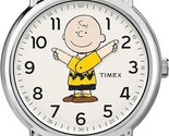 Timex Weekender 38mm Silver Stainless Steel Case with Yellow Nylon Strap... - £50.96 GBP