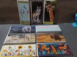 Wildlife Mixed Lot Blank Cards Defenders WWF Cheetah Wolves Flamingos Gi... - £13.19 GBP