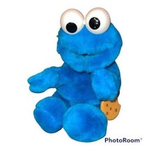Vintage TYCO 1997 Yum-Yum Cookie Monster Toy Plush Works Talk Sesame Street - £12.50 GBP