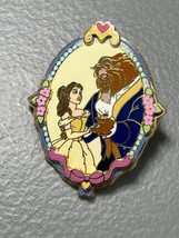 Vintage Beauty and the Beast Disney Pin 2004 Framed Dancing Belle Princess - £19.98 GBP