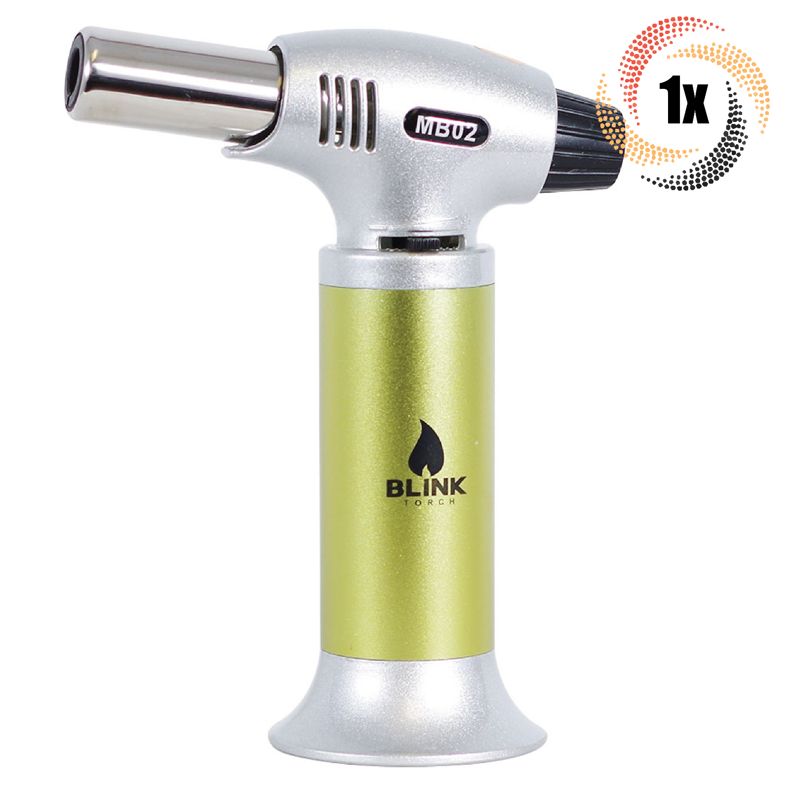 1x Torch Blink MB02 Light Green Refillable Butane Torch | Adjustable Flame - $24.35