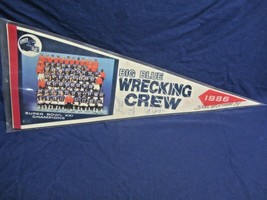 New York Giants 1986 Big Blue Wrecking Crew Photo Pennant Signed By 5 Players - £39.95 GBP