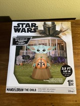 New Nib Gemmy Star Wars The Mandalorian 3.5 Ft Airblown Inflatable The Child Bab - £33.23 GBP