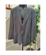 Murano Men&#39;s Gray 100%Pure Wool Long Sleeve Single Breasted Blazer Coat ... - $64.99 CAD