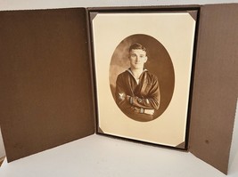 WW1 Young Good Looking Sailor Portrait ~Washington DC area Studio circa ... - $26.65