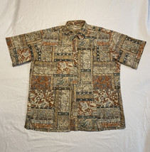 Cooke Street Honolulu Hawaiian Shirt Reverse Print Match Pocket Mens XL  - £19.16 GBP