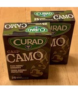 Curad Camp Camo Bandages bangades camo bandaids pack of 2 NEW - $12.22 CAD