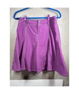 Athleta Whatever Pleated Swing A-line Purple Skort Skirt Shorts Womens S... - $27.45