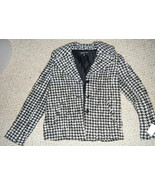 Jones New York Collection S Small NWt wool blend herringbone coat jacket - £22.70 GBP
