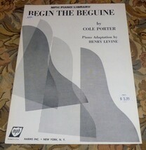 Begin the Beguine / Save the Last Dance for Me - (2) Sheet Music Pieces - £9.67 GBP