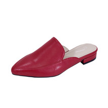  PEERAGE Maggie Women Wide Width Low Heel Pointed Toe Leather Mule Shoes  - £39.58 GBP