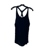 NWT Chaser M Black Velvet  omen Racerback Tank Party Relaxed Fit - $23.95 CAD