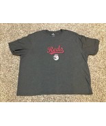 Fanatics T Shirt Mens 5XB Gray Cincinnati Reds Baseball MLB Ohio Big Tal... - $24.01