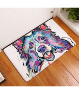 Colorful Cartoon Dog Print Floor / Door Mat 15.7&quot; x 23.6&quot; x .315&quot; (F) - £23.73 GBP