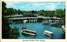 Beautiful Florida&#39;s Silver Springs Vintage Postcard (A10) - £6.96 GBP