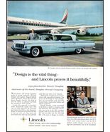 1959 Lincoln Premiere Landau PRINT AD Donald Douglas - Douglas Aircraft BX3 - $139.67 MXN
