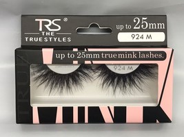 TRS TRUE MINK LASHES LUXURY 3D LASHES # 924 M LIGHT &amp; SOFT AS A FEATHER - £3.91 GBP