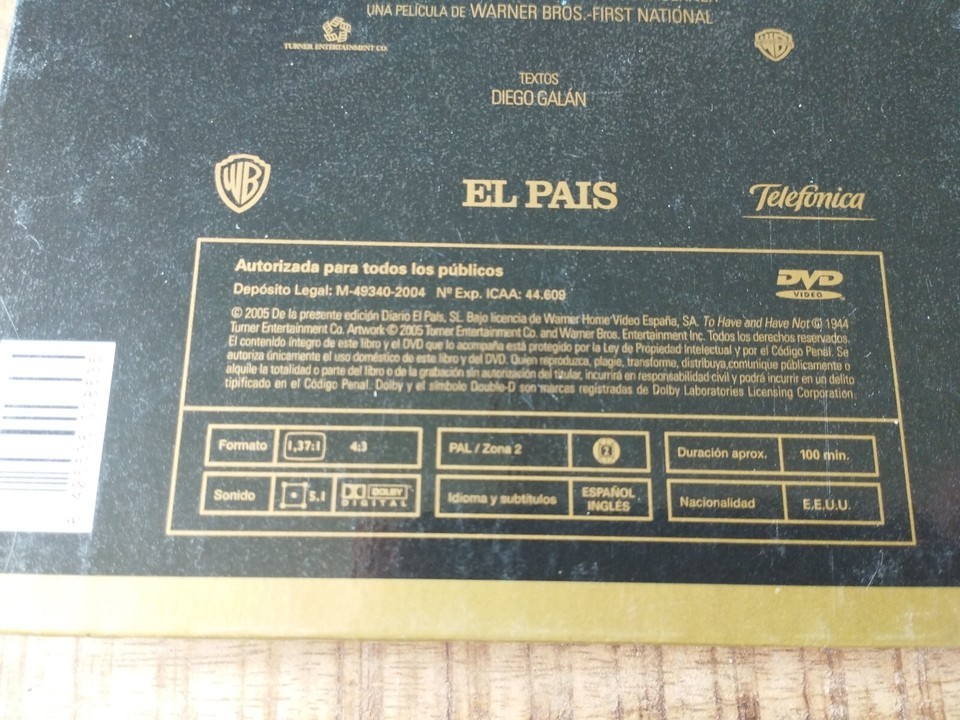 HUMPHREY BOGART Lauren Bacall DVD + SPECIAL EDITION BOOK AM-
show original ti... Item image 3